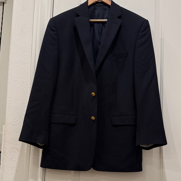Ralph Lauren Navy Blazer with Gold Buttons - Picture 6 of 16